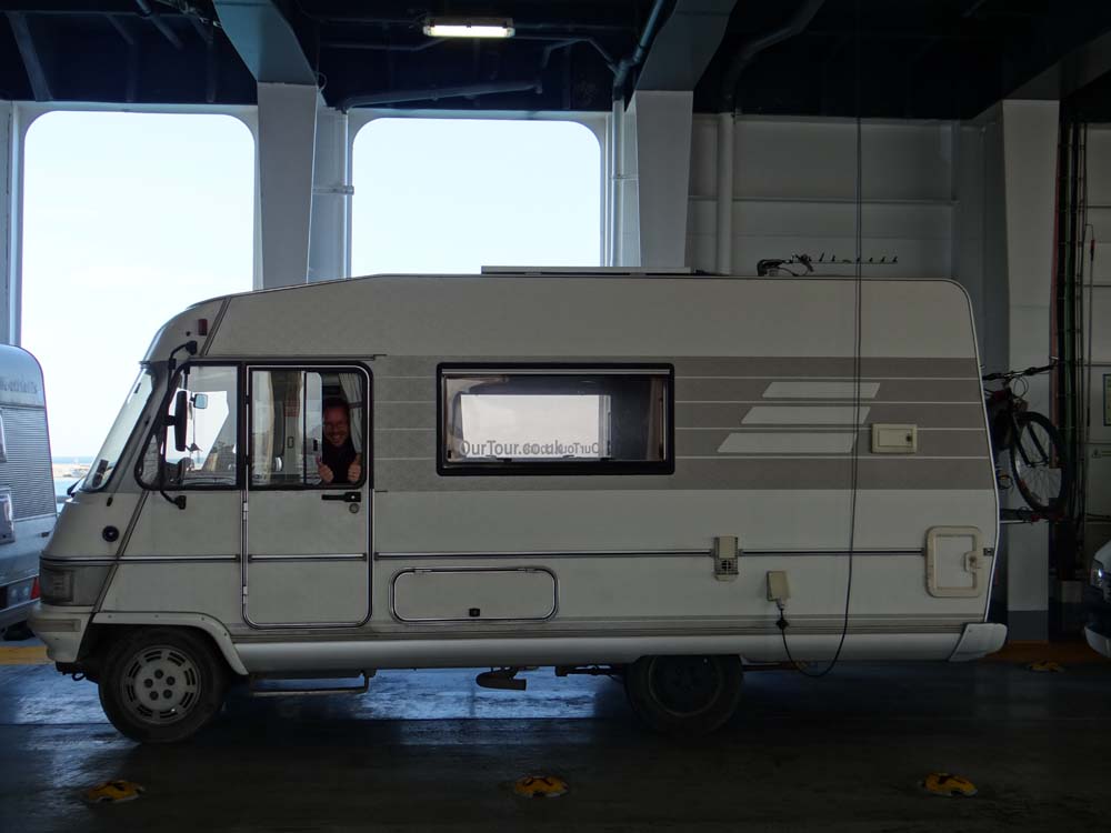 Camping on Board Italy Greece Adriatic Ferry