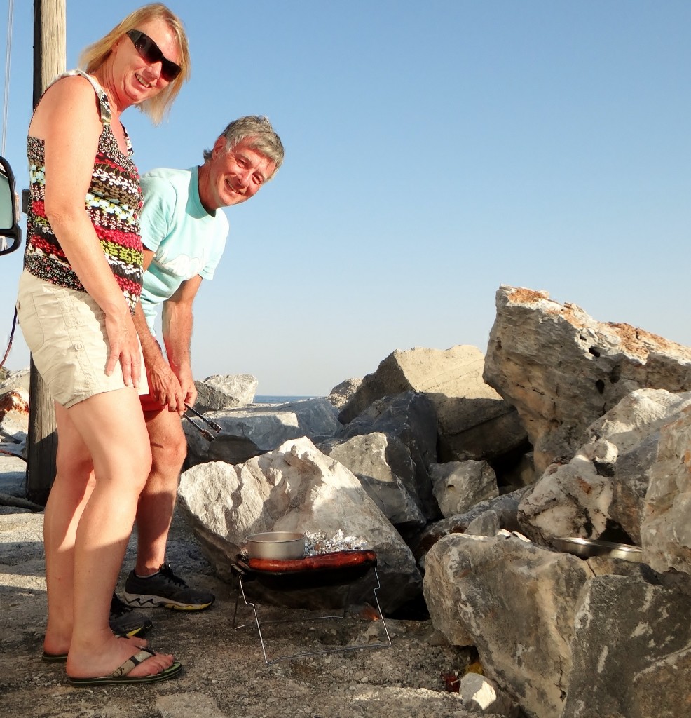 Jacqui and Mike cook up a storm for tea