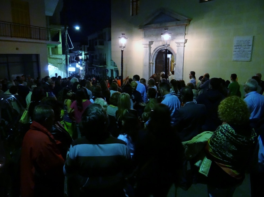 Not much room outside either!