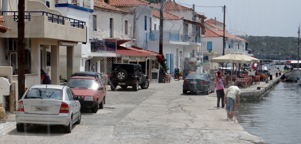 Pinch point, but we made it through (must clean Dave's windscreen!)