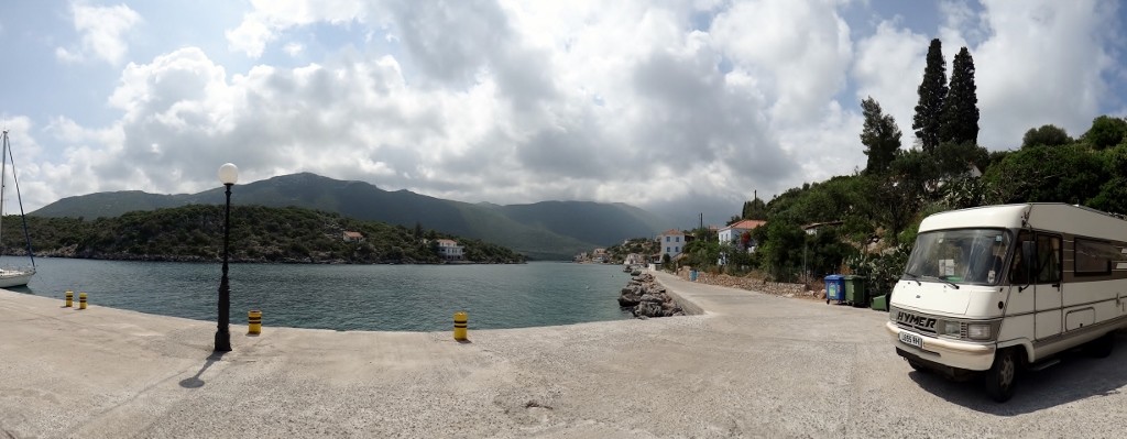 Dave in his home for the night