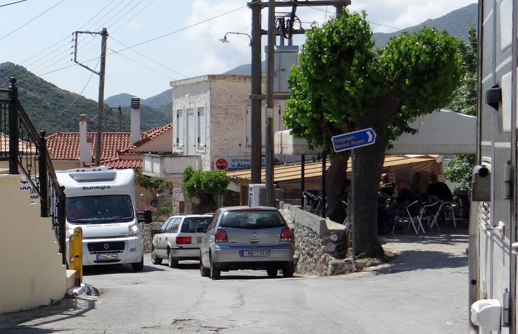 Some villages get a tad narrow for a motorhome