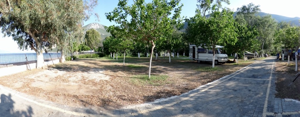 Camping Dave - he could get used to this!