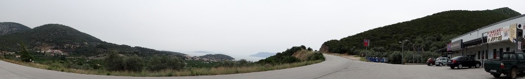 The strange AB Supermarket, with stunning views