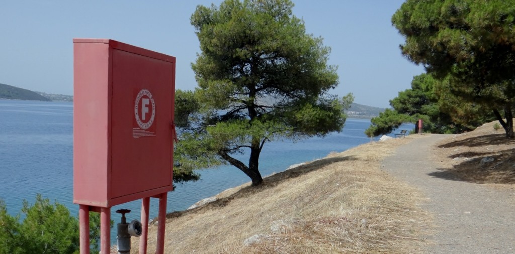 Fire prevention in Ermioni