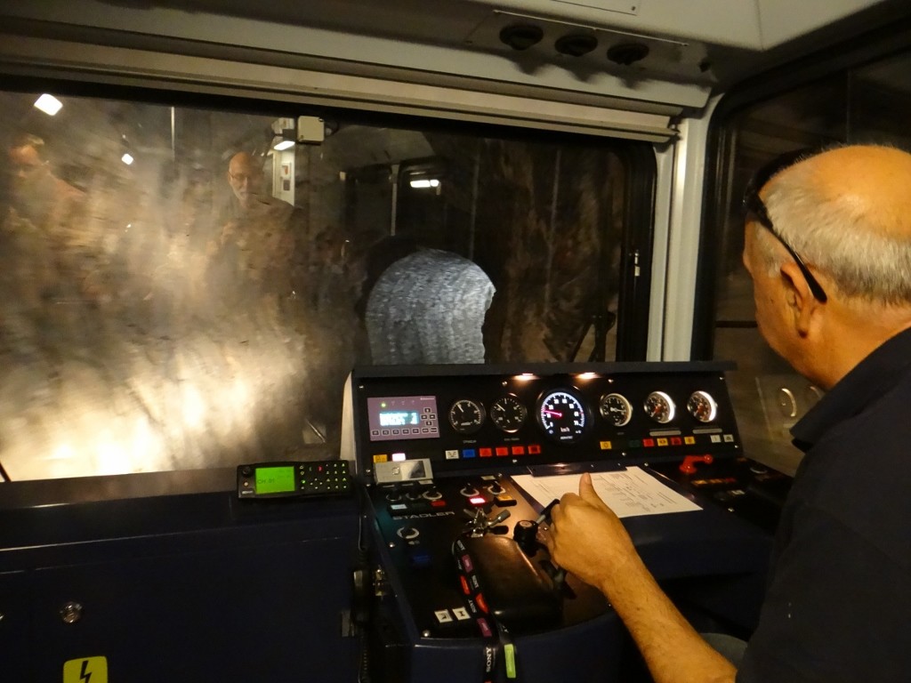 Tunnel action on the train