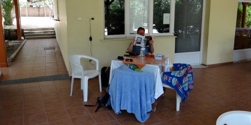 Taking over the campsite cafe 