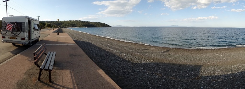 Dave in his kipping spot for tonight