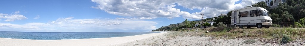 Dave's kipping spot for the night