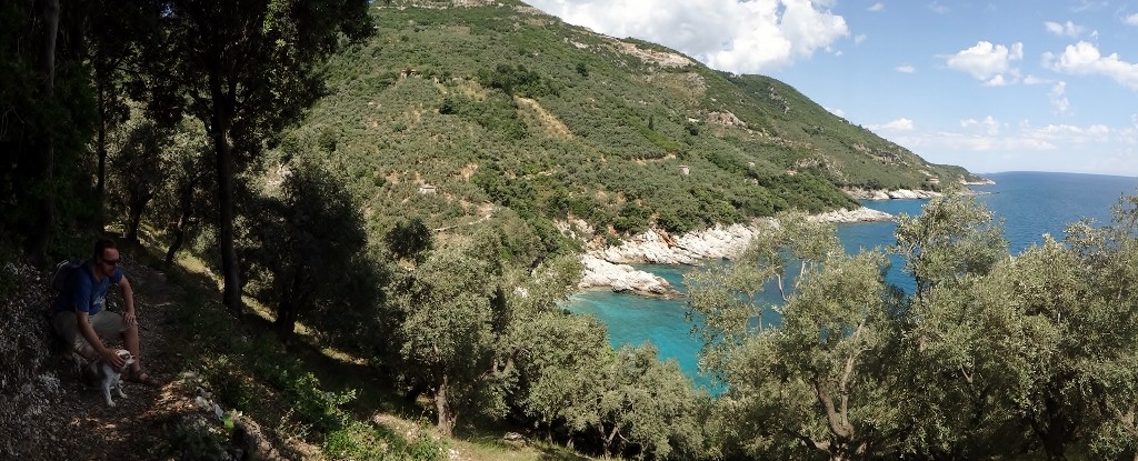 A glimpse of another cove, but we were denied