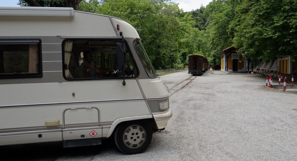 Dave can't decide which is the wrong side of the tracks, so he goes on both