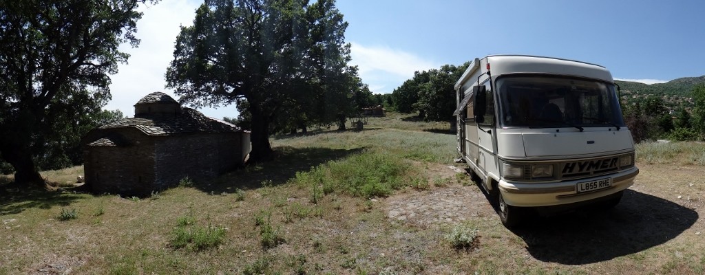 Dave's kipping spot for tonight