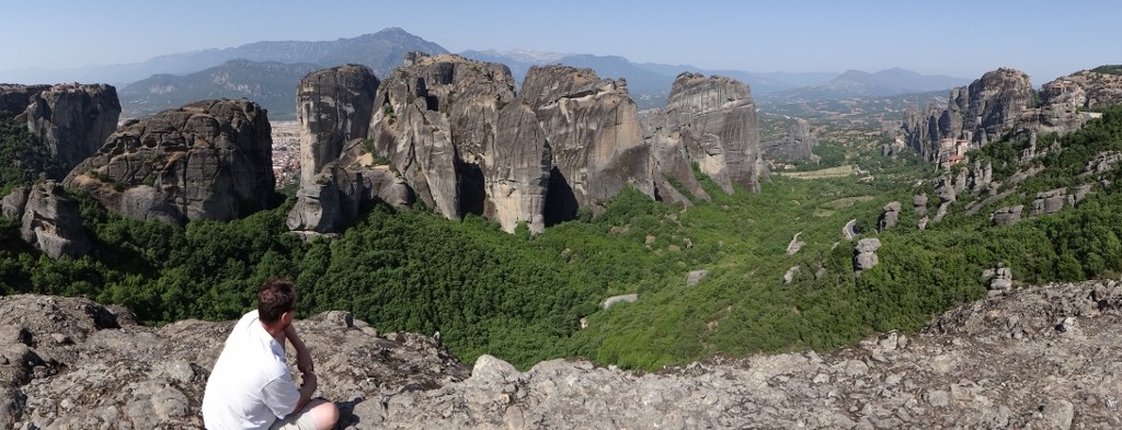 Look closely, you can see five of the six surviving monasteries in this one shot!