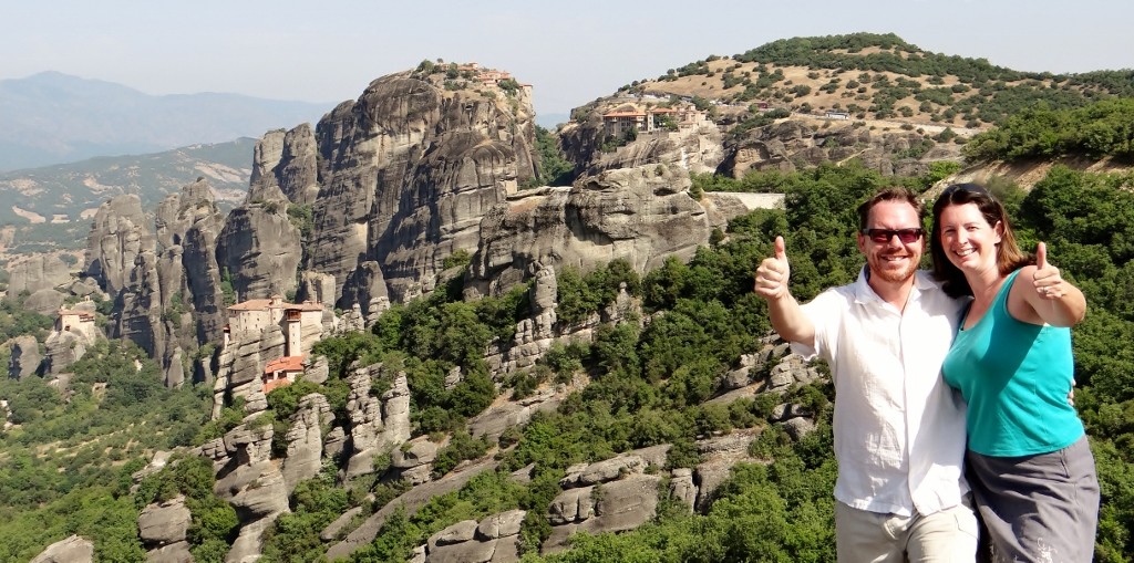 Two very happy campers!