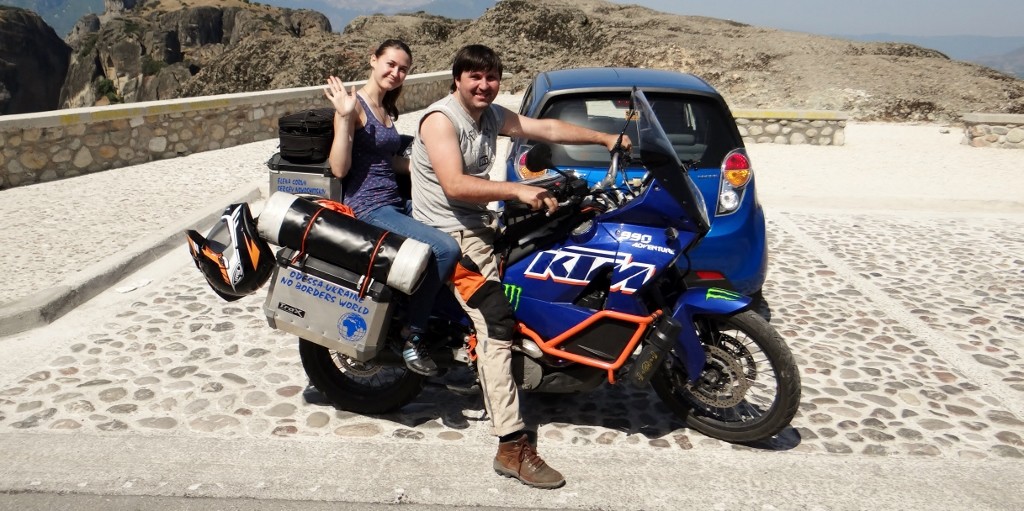 These two are from the Ukraine and are touring Greece before heading over to Italy. But they love Georgia the best - another place for our 'to do next time' list!