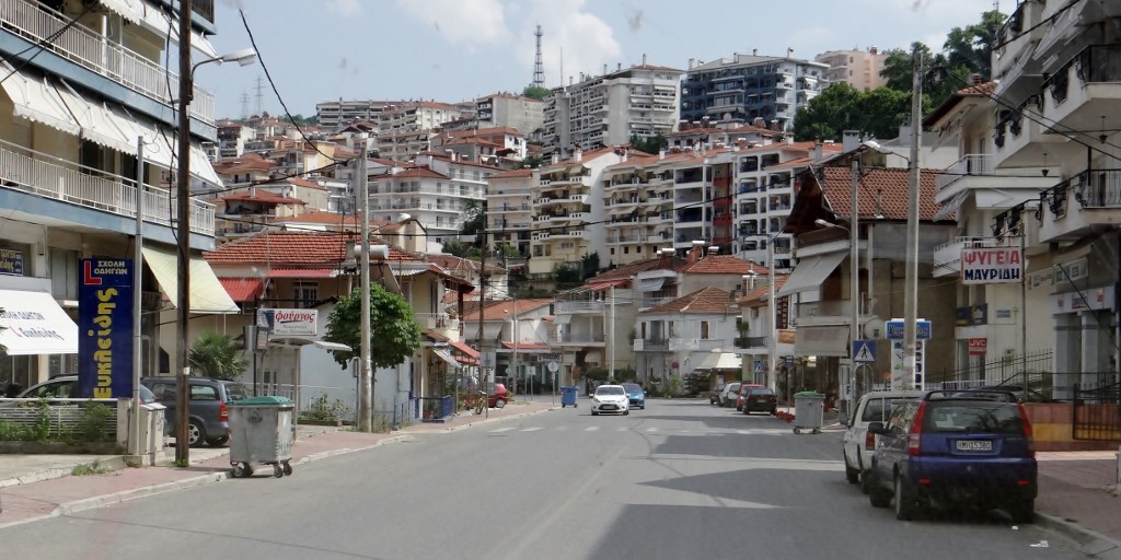 Veria, built on a hill it reminded us of Italy