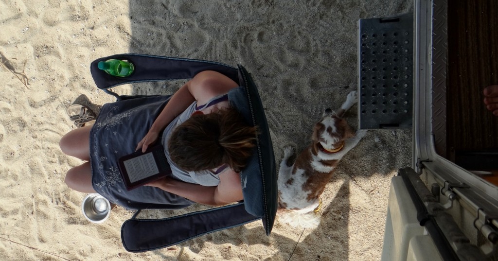 Chilling on the beach
