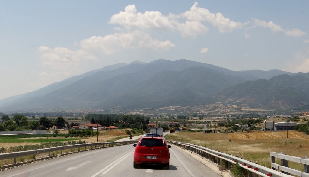 Up ahead - that's Bulgaria!