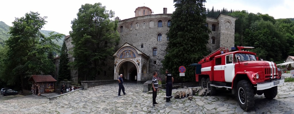 Rila Monastery fire station! 