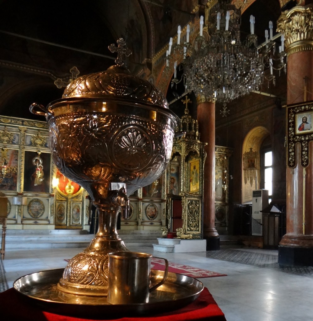 Coolness in a Plovdiv church