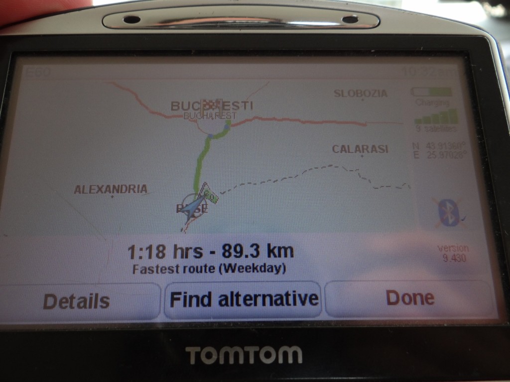 Just over an hour - not quite!