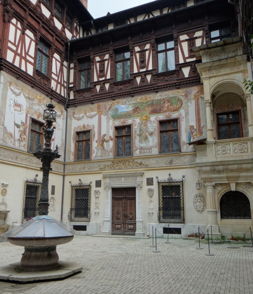 Peles Castle Courtyard