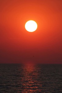 Another glorious sunset on the western coast