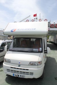 Crossing Dardanelle straights