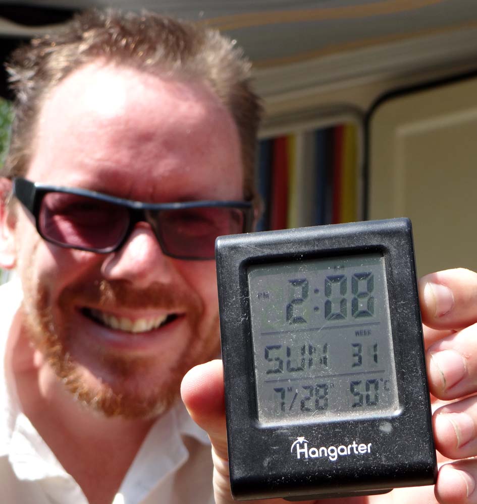 Hot, hot, hot in Berlin in July