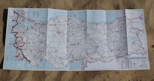 Our route on the west coast - 2145 miles but so much more to see!