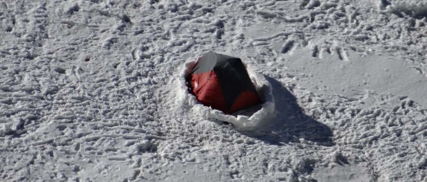 The loo tent for the climbers!