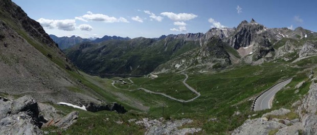 Tomorrow's Dave test, the southern side of the Grand St-Bernard pass.