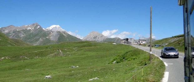 Farewell Mont Blanc (the peak with the snow on it)  you've been great to drive around!