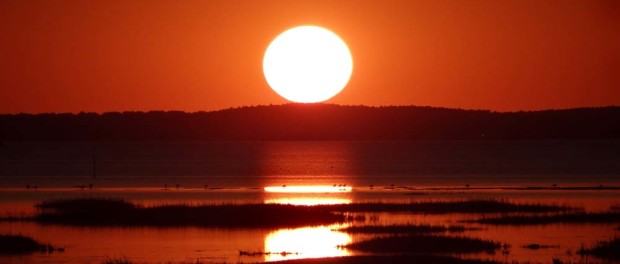 Sunset over the Bassin D'Arcahon