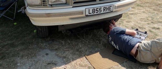 Jay giving Dave some clutch loving