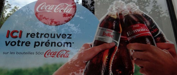 Still no sign of a bottle with my name on it, but it is used in advertising here - is Julie a typical French name?