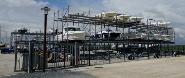 Multi-storey boat park Soubise