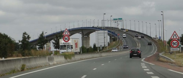 The bridge over the Charente to Rochefort.