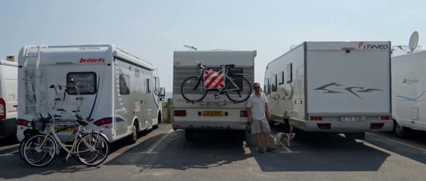 Dave looking at the sea in Jard-sur-Mer