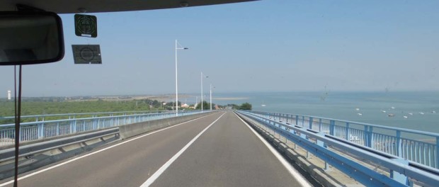 Toll-free bridge to the Ile de Noirmoutier