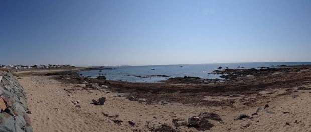 The view from the aire is of a hedge, just on the other side is this.