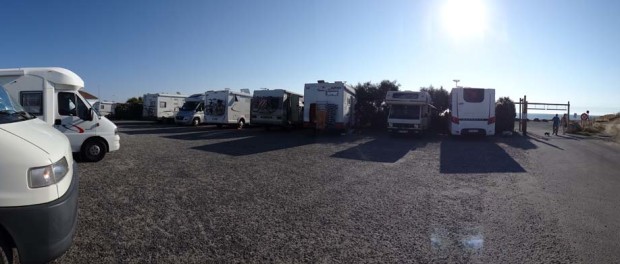 The aire's heaving. We used the Power of Positive Thought (also known as winging it) to grab a place!