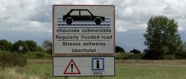 Oh no, Dave's tyres might get wet!