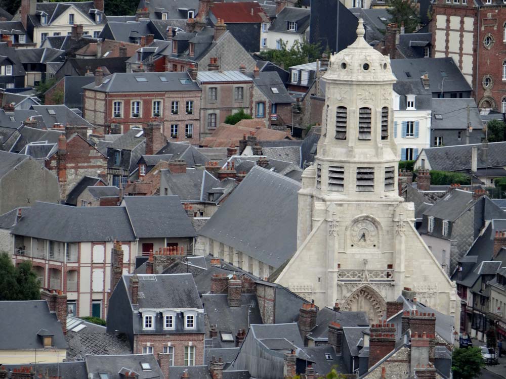Honfleur from above