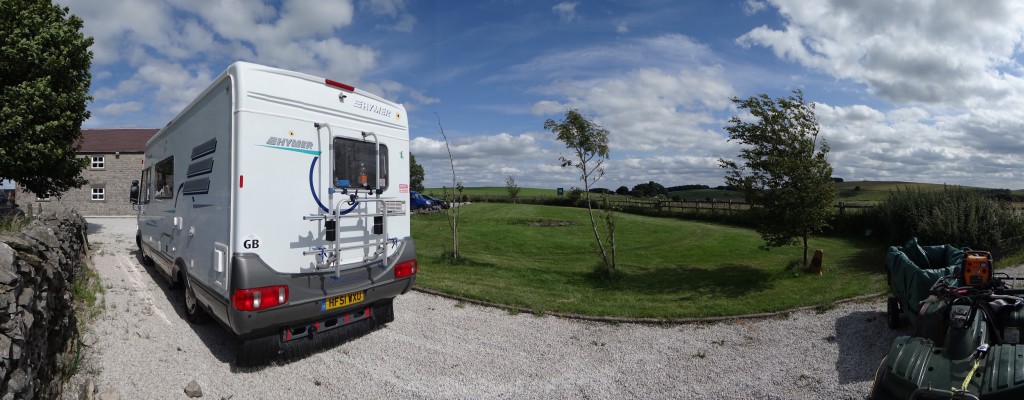 Second Britstops stop with great views out of the Peak District