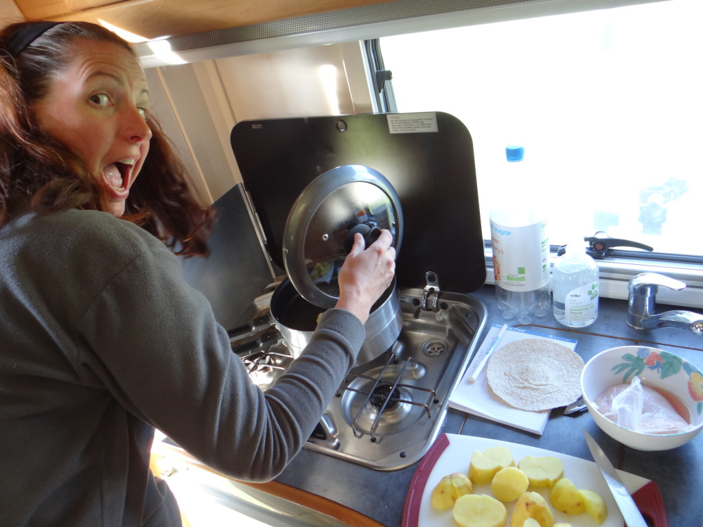 Motorhome Double Skillet