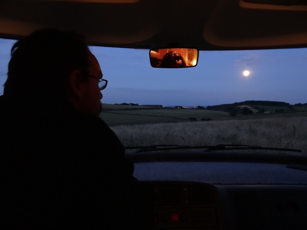 Blue Moon over Derbyshire