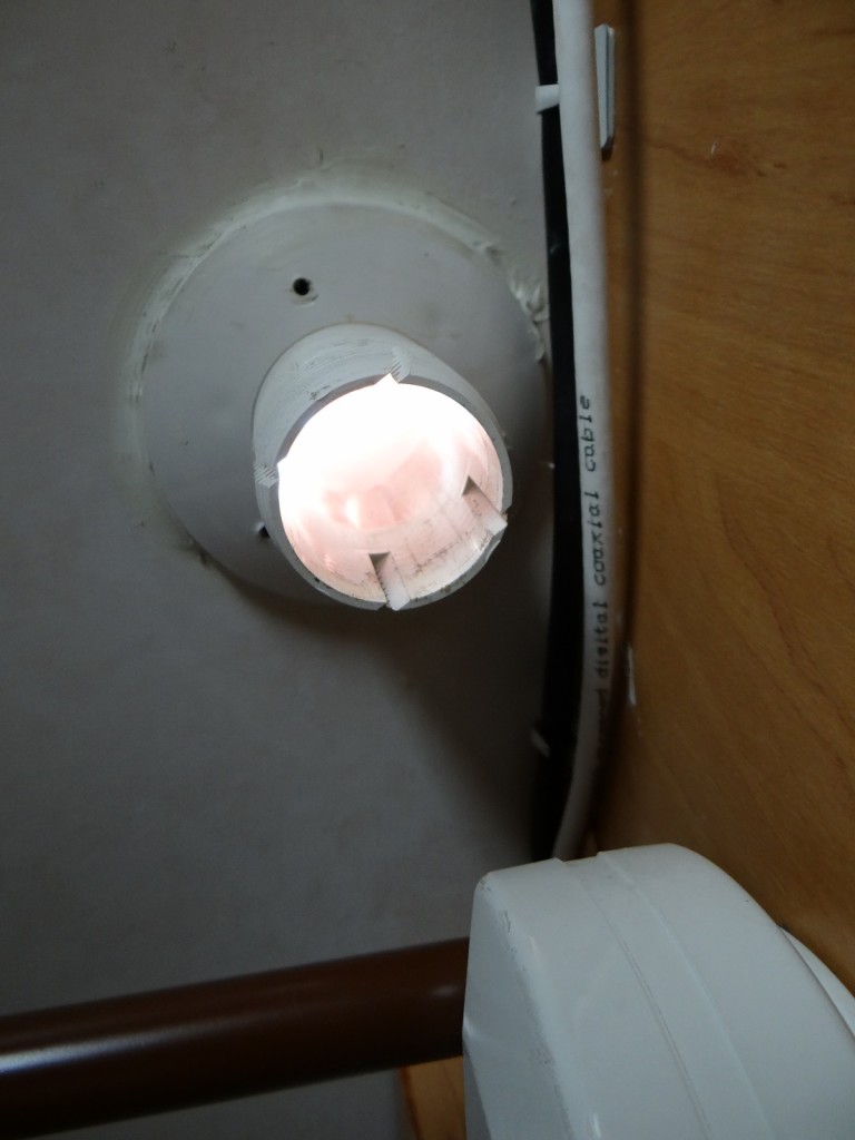 Status TV antenna motorhome wardrobe