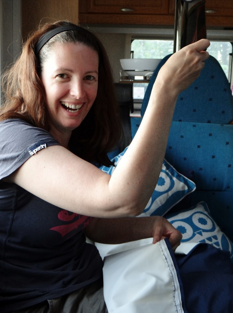 Look I am smiling this time!!