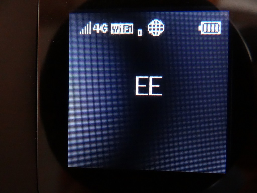 Tasty 4G signal on a MiFi connected to the 4G antenna